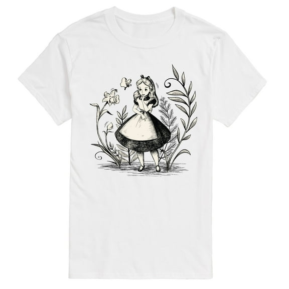 Alice In Wonderland - Alice Sketch - Men's  Short Sleeve Graphic T-Shirt