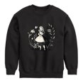 thumbnail image 1 of Alice In Wonderland - Alice Sketch - Toddler And Youth Crewneck Fleece Sweatshirt, 1 of 5