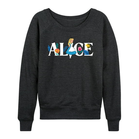 Alice In Wonderland - Alice - Women's Lightweight French Terry Long Sleeve Shirt
