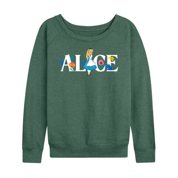 Alice In Wonderland - Alice - Women's Lightweight French Terry Long Sleeve Shirt