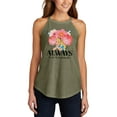 thumbnail image 1 of Alice In Wonderland - Always Curious - Juniors High Neck Tank Top, 1 of 5