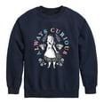 thumbnail image 1 of Alice In Wonderland - Always Curious - Toddler And Youth Crewneck Fleece Sweatshirt, 1 of 5