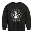 thumbnail image 1 of Alice In Wonderland - Always Curious - Toddler And Youth Crewneck Fleece Sweatshirt, 1 of 5