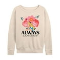 thumbnail image 1 of Alice In Wonderland - Always Curious - Women's Lightweight French Terry Long Sleeve Shirt, 1 of 5