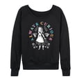 thumbnail image 1 of Alice In Wonderland - Always Curious - Women's Lightweight French Terry Long Sleeve Shirt, 1 of 5