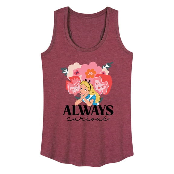 Alice In Wonderland - Always Curious - Women's Racerback Tank Top
