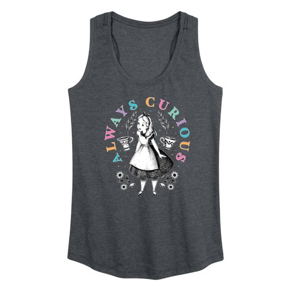 Alice In Wonderland - Always Curious - Women's Racerback Tank Top