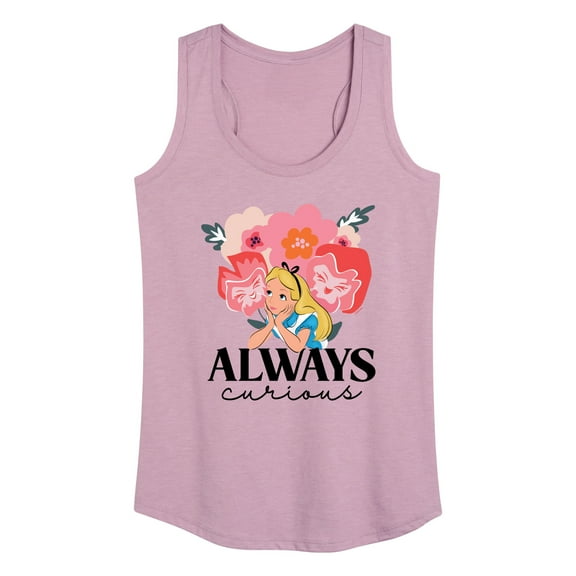 Alice In Wonderland - Always Curious - Women's Racerback Tank Top