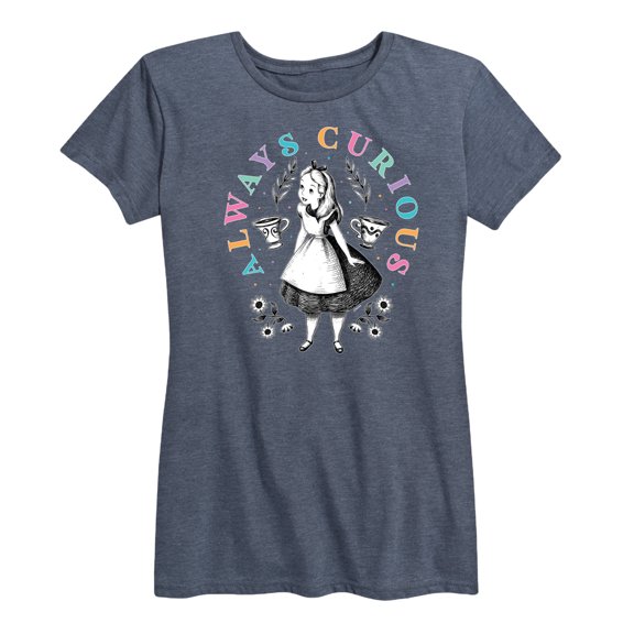 Alice In Wonderland - Always Curious - Women's Short Sleeve Graphic T-Shirt
