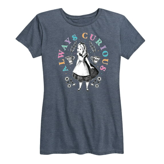 Alice In Wonderland - Always Curious - Women's Short Sleeve Graphic T-Shirt