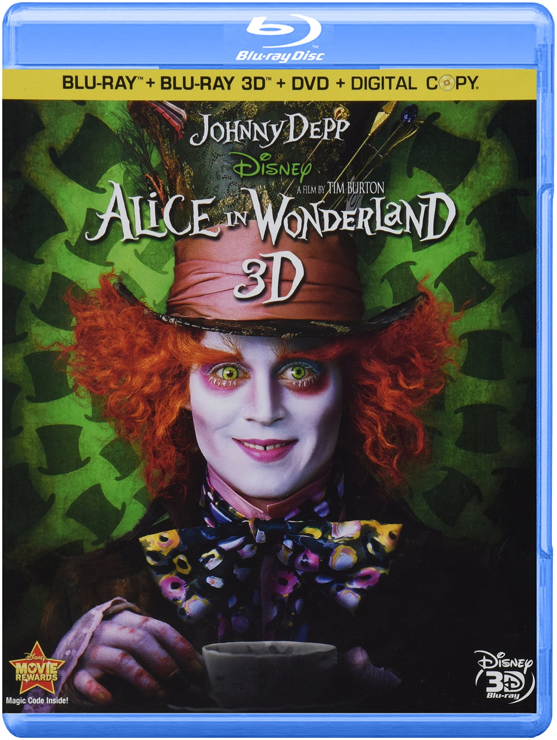 Alice Wonderland Blu Ray