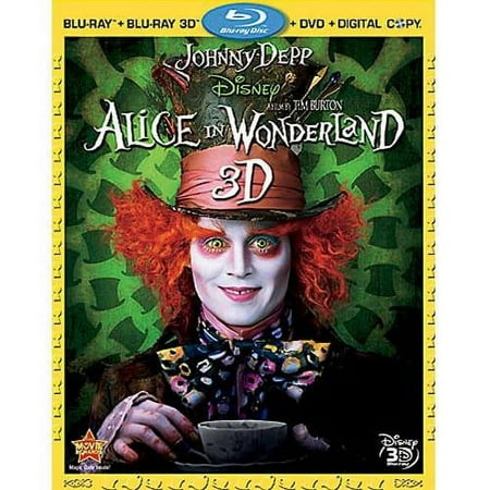 Alice In Wonderland (Blu-ray 3D / Blu-ray / DVD)