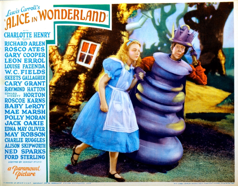 Alice In Wonderland Canvas Art - (28 x 22)