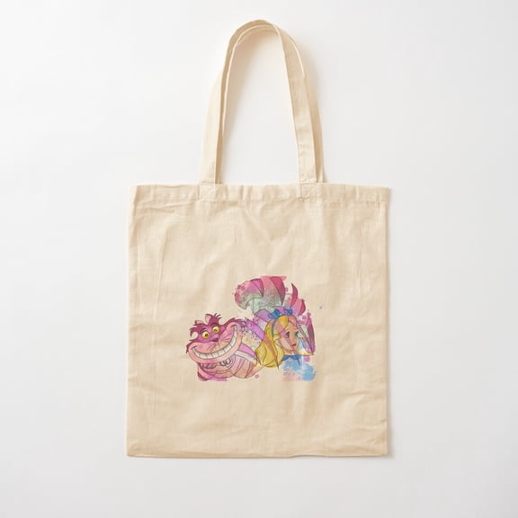 Alice In Wonderland Cotton Tote Bag Canvas Tote Bag, Family Gift For Mother, Her