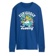 Alice In Wonderland - Curiously Lucky - Men's Long Sleeve Graphic T-Shirt