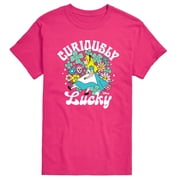 Alice In Wonderland - Curiously Lucky - Mens Short Sleeve Graphic T-Shirt