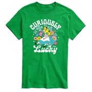 Alice In Wonderland - Curiously Lucky - Men's Short Sleeve Graphic T-Shirt