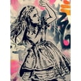 thumbnail image 1 of Alice In Wonderland Graffiti V CANVAS or PRINT WALL ART, 1 of 1