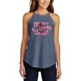 thumbnail image 1 of Alice In Wonderland - I'm Not All There Myself - Juniors High Neck Tank Top, 1 of 5