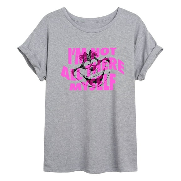 Alice In Wonderland - I'm Not All There Myself - Juniors Ideal Flowy Muscle T-Shirt
