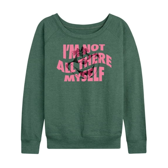 Alice In Wonderland - I'm Not All There Myself - Women's Lightweight French Terry Long Sleeve Shirt