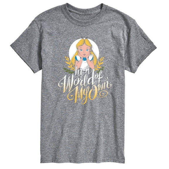 Alice In Wonderland - I'm a World Of My Own - Men's  Short Sleeve Graphic T-Shirt