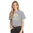 thumbnail image 1 of Alice In Wonderland - In A World Of My Own - Juniors Cropped Cotton Blend T-Shirt, 1 of 5