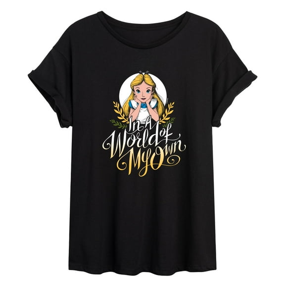 Alice In Wonderland - In A World Of My Own - Women's Oversized T-Shirt