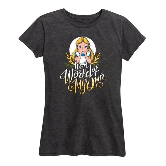 Alice In Wonderland - In A World Of My Own - Women's Short Sleeve Graphic T-Shirt