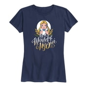 Alice In Wonderland - In A World Of My Own - Womens Short Sleeve Graphic T-Shirt