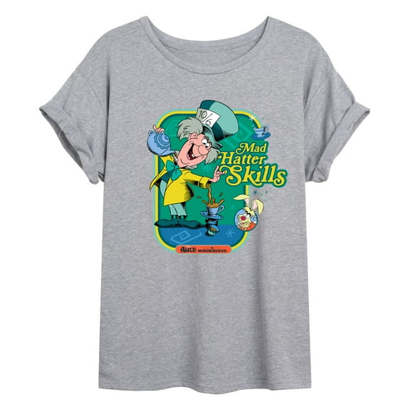 Alice In Wonderland - Mad Hatter Skills- Juniors Ideal Flowy Muscle T-Shirt