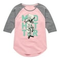 thumbnail image 1 of Alice In Wonderland - Mad Hatter - Toddler And Youth Girls Raglan Graphic T-Shirt, 1 of 4
