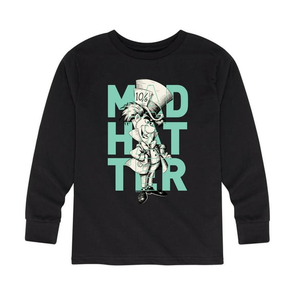 Alice In Wonderland - Mad Hatter - Toddler And Youth Long Sleeve Graphic T-Shirt