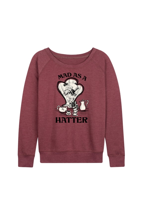 - Mad Hatter - Women's Lightweight French Terry Long Sleeve Shirt