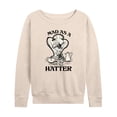 thumbnail image 1 of Alice In Wonderland - Mad Hatter - Women's Lightweight French Terry Long Sleeve Shirt, 1 of 5