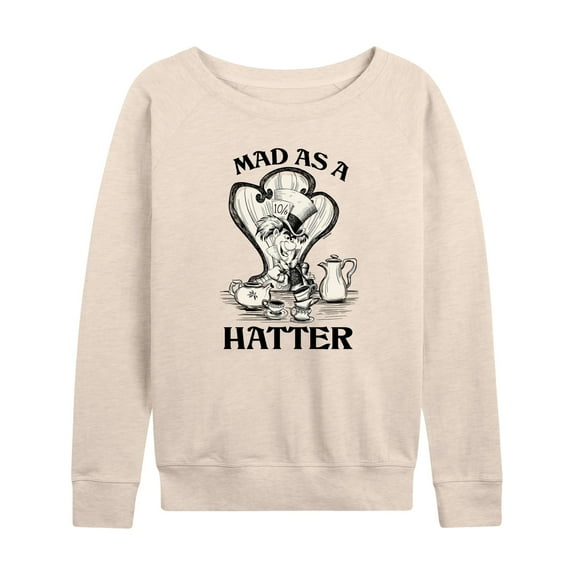 Alice In Wonderland - Mad Hatter - Women's Lightweight French Terry Long Sleeve Shirt