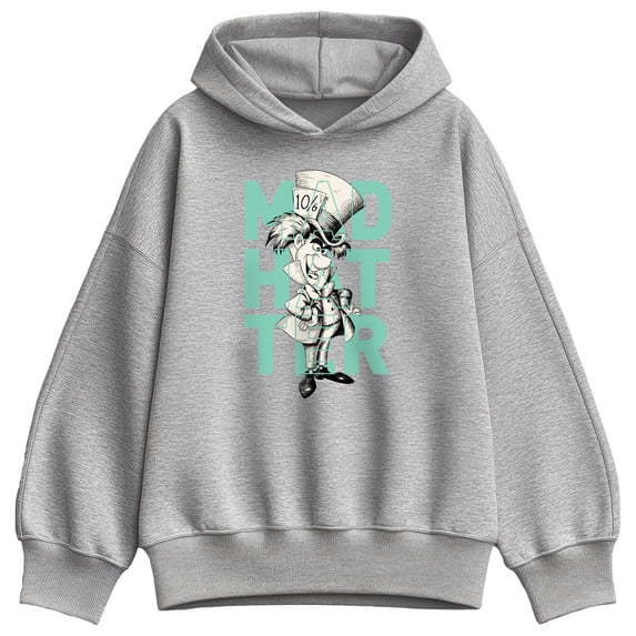 Alice In Wonderland - Mad Hatter Women's Oversized Fleece Hoodie Sweatshirt