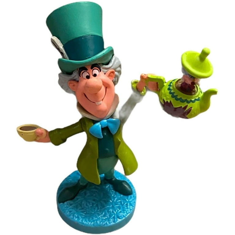 Alice In Wonderland Mad Hatter & Dormouse PVC CAKE TOPPER Figure