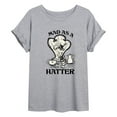 thumbnail image 1 of Alice In Wonderland - Mad as a Hatter - Juniors Ideal Flowy Muscle T-Shirt, 1 of 5