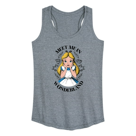 Alice In Wonderland - Meet Me in Wonderland - Women's Racerback Tank Top
