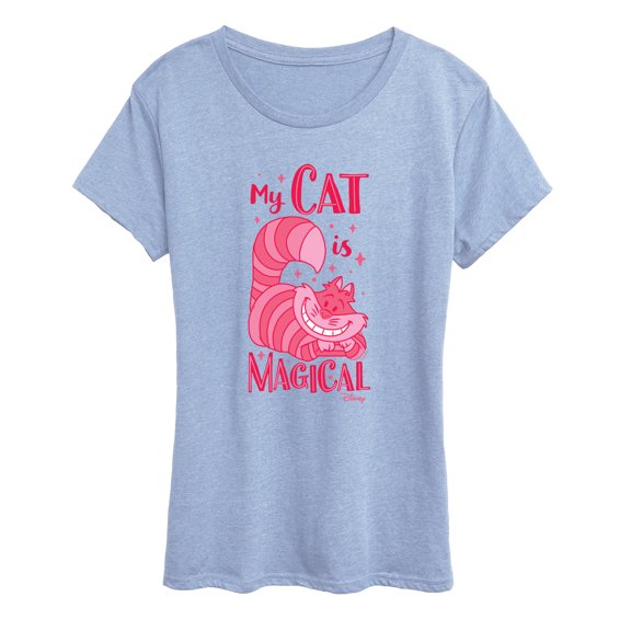 Alice In Wonderland - My Cat Is Magical - Women's Short Sleeve Graphic T-Shirt