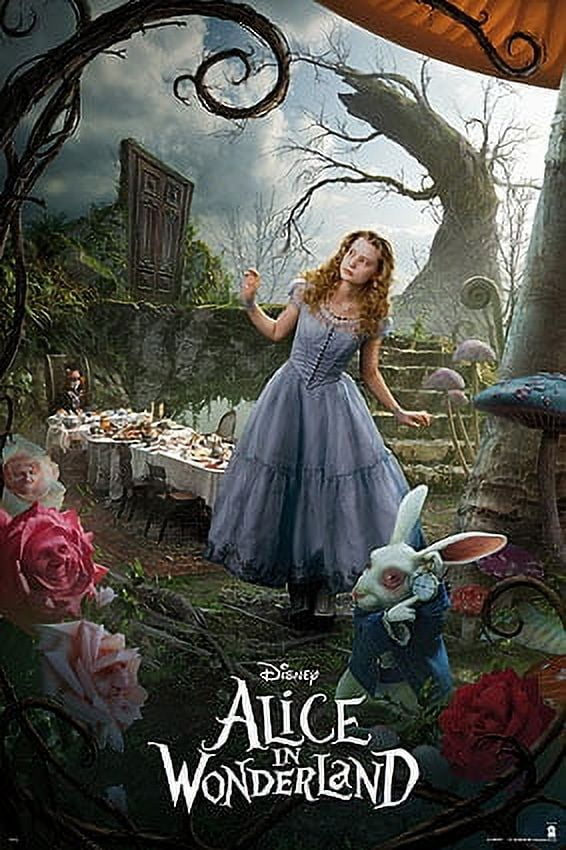 Alice in Wonderland Art Prints Animated Movie Poster Nursery