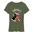 thumbnail image 1 of Alice In Wonderland - Queen Of Hearts Silence - Women's Short Sleeve Graphic T-Shirt, 1 of 4