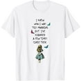 thumbnail image 1 of Alice In Wonderland Quote T Shirt Design T-Shirt, 1 of 4