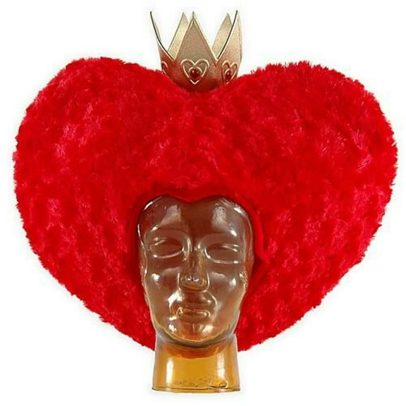 Alice In Wonderland Red Heart Queen Headpiece Adult One Size
