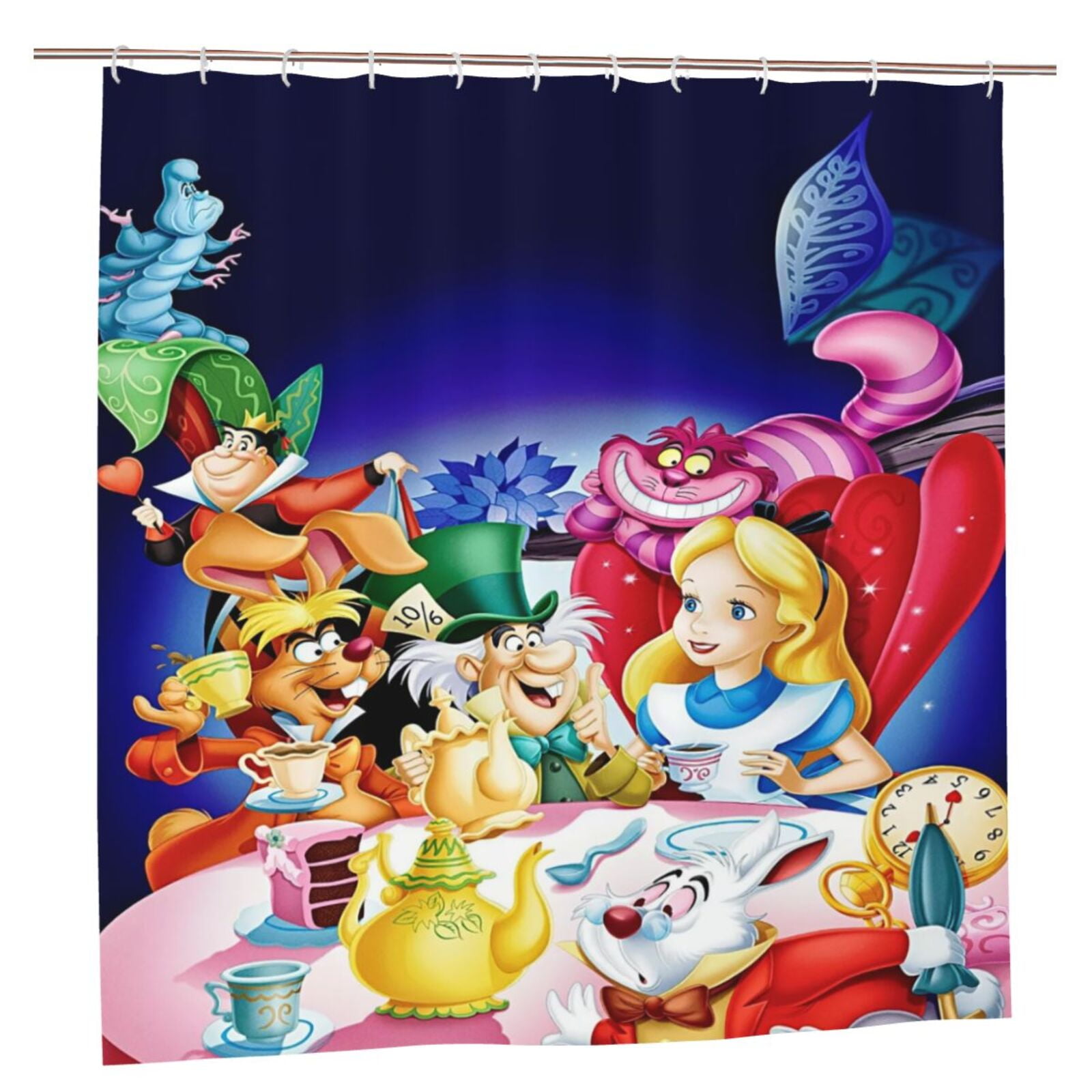 Alice In Wonderland Shower Curtain