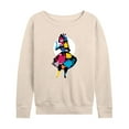 thumbnail image 1 of Alice In Wonderland - Teacup Silhouette - Women's Lightweight French Terry Long Sleeve Shirt, 1 of 5