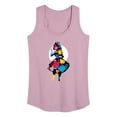 thumbnail image 1 of Alice In Wonderland - Teacup Silhouette - Women's Racerback Tank Top, 1 of 5