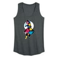 thumbnail image 1 of Alice In Wonderland - Teacup Silhouette - Women's Racerback Tank Top, 1 of 5