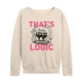 thumbnail image 1 of Alice In Wonderland - That's Logic - Women's Lightweight French Terry Long Sleeve Shirt, 1 of 5